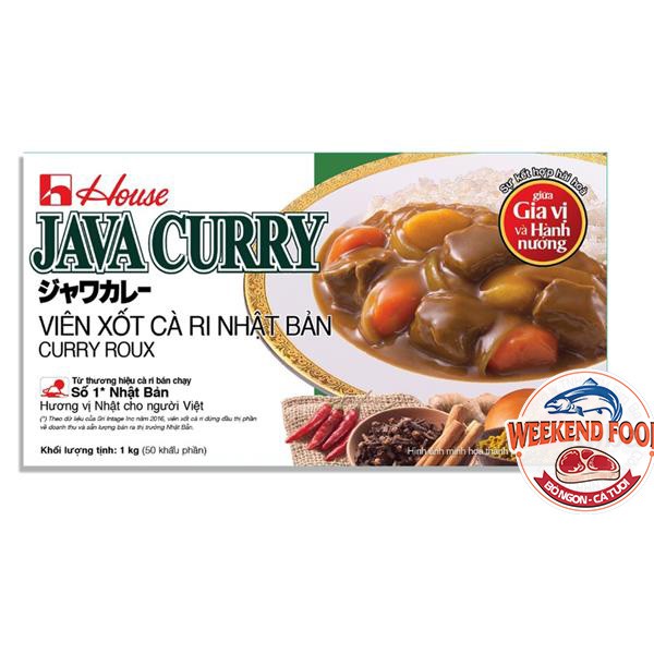 [Hàng chuyên dùng] Viên xốt Cà Ri Nhật Bản Java Curry - 1 kg