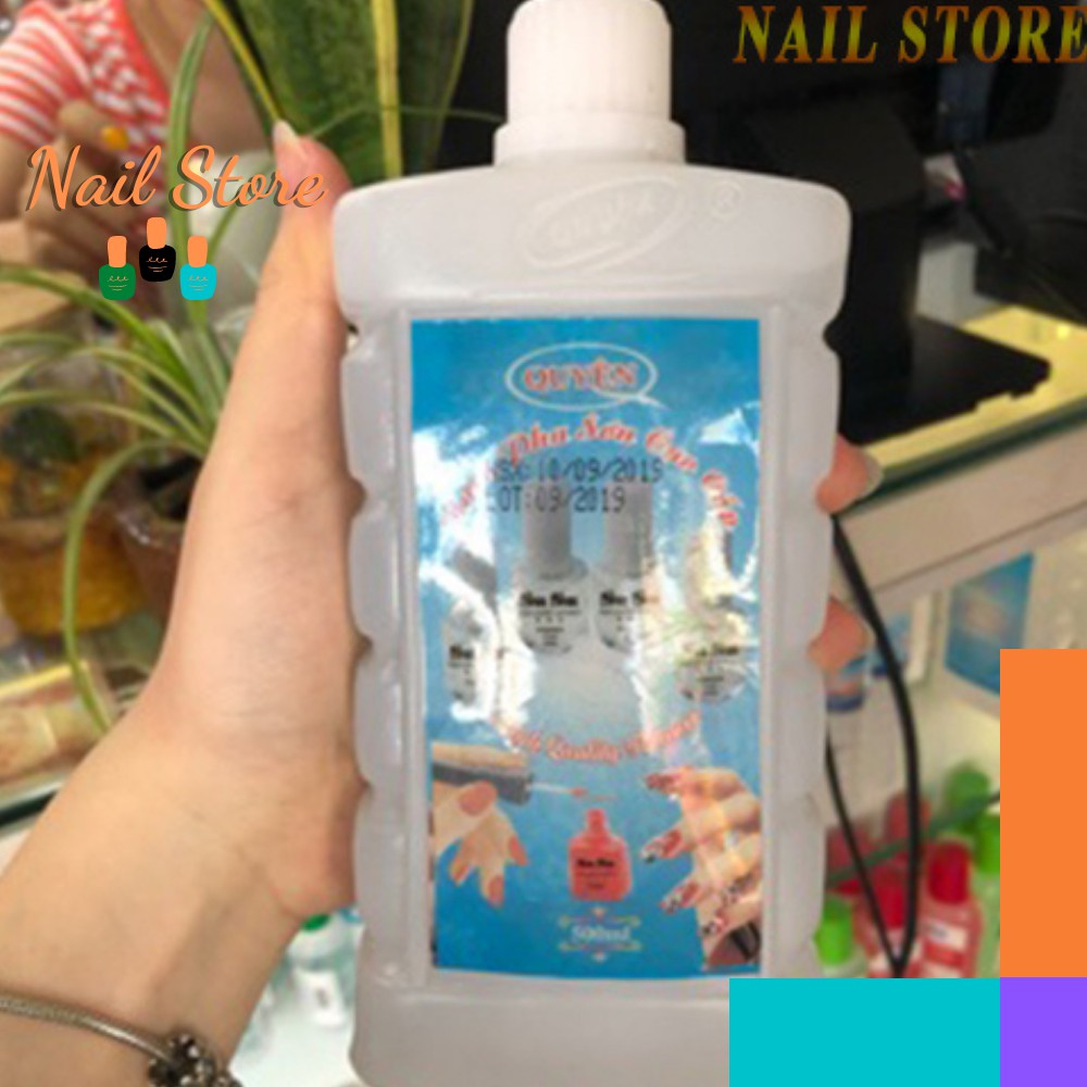 Nước Pha Sơn Làm Nail Quyên 500ml - Nước Pha Sơn Móng Tay Móng Chân Cao Cấp
