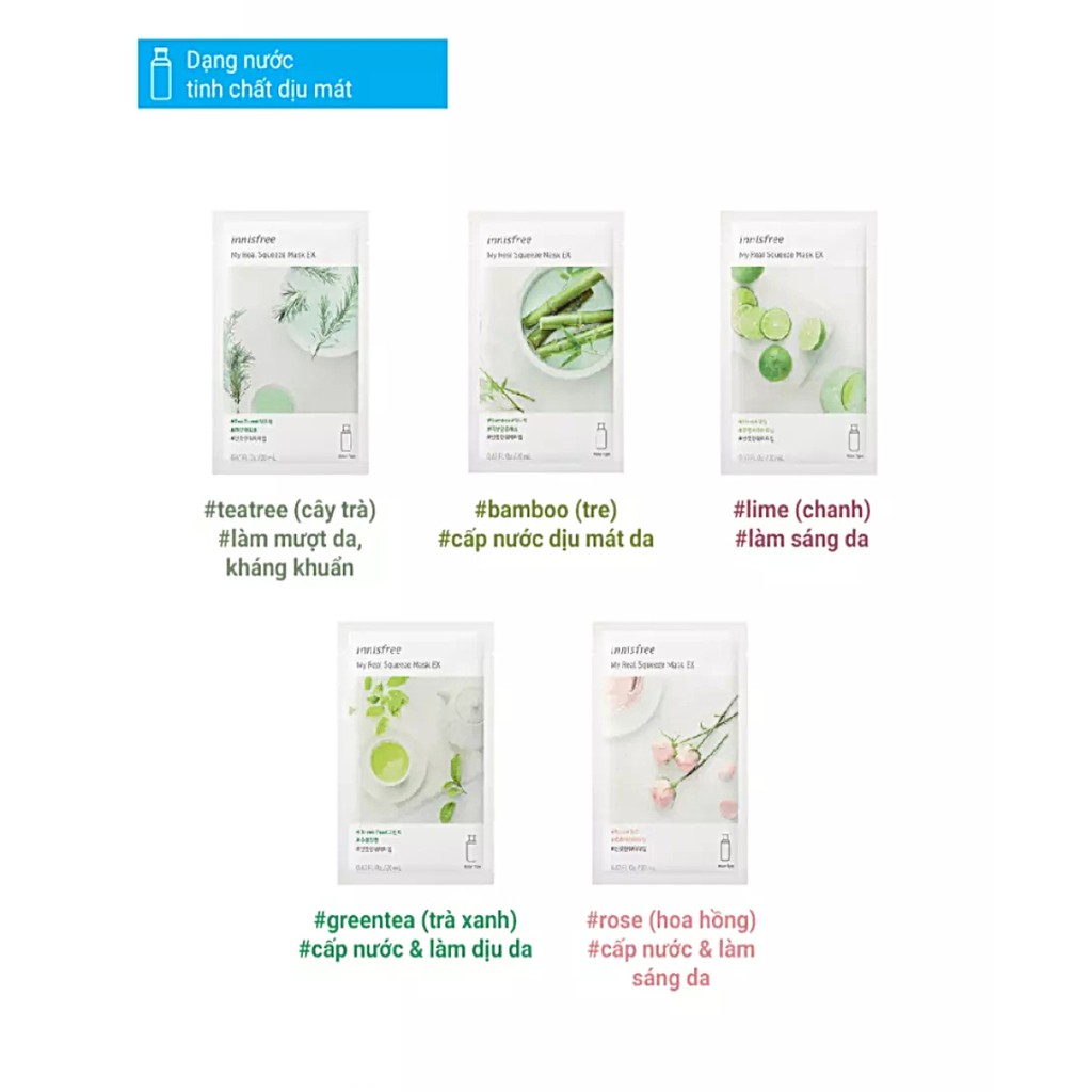 Mặt nạ dưỡng da Innisfree 20ml