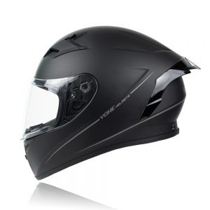 Mũ bảo hiểm Yohe Full.Face 978 Plus Black Matt bản nâng cấp đuôi gió, mũ Phượt - nón bảo hiểm xe Motor.