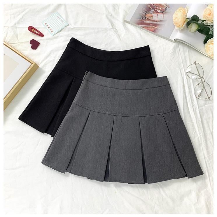 Chân Váy Chữ A Lưng Cao Xếp Ly Thời Trang Mùa Hè Hàn Quốc 3 Màu Tùy Chọn | BigBuy360 - bigbuy360.vn
