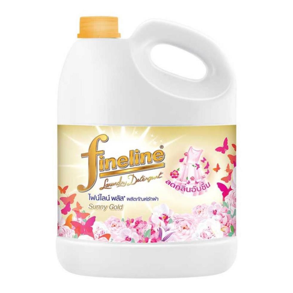 Nước  Giặt Xả Fineline 3000ml Thái Lan ( Màu Vàng Mới)