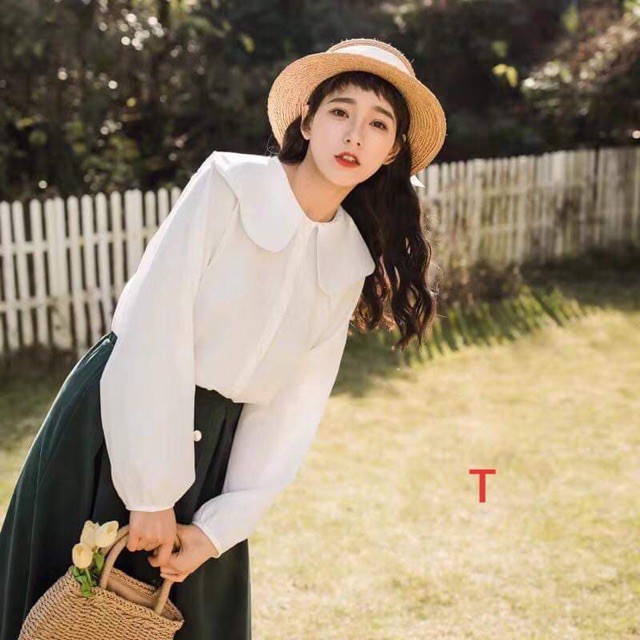Áo sơ mi đũi cổ bèo TT12