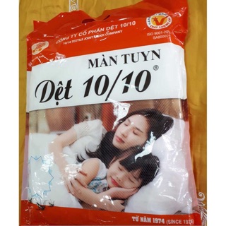 Màn tuyn Dệt 10/10 chính hãng đủ size 1m2 -2m, 1m6 - 2m, 1m8 -2m, 2m2-2, 3m2-2m/ Màn thủ đô giá rẻ