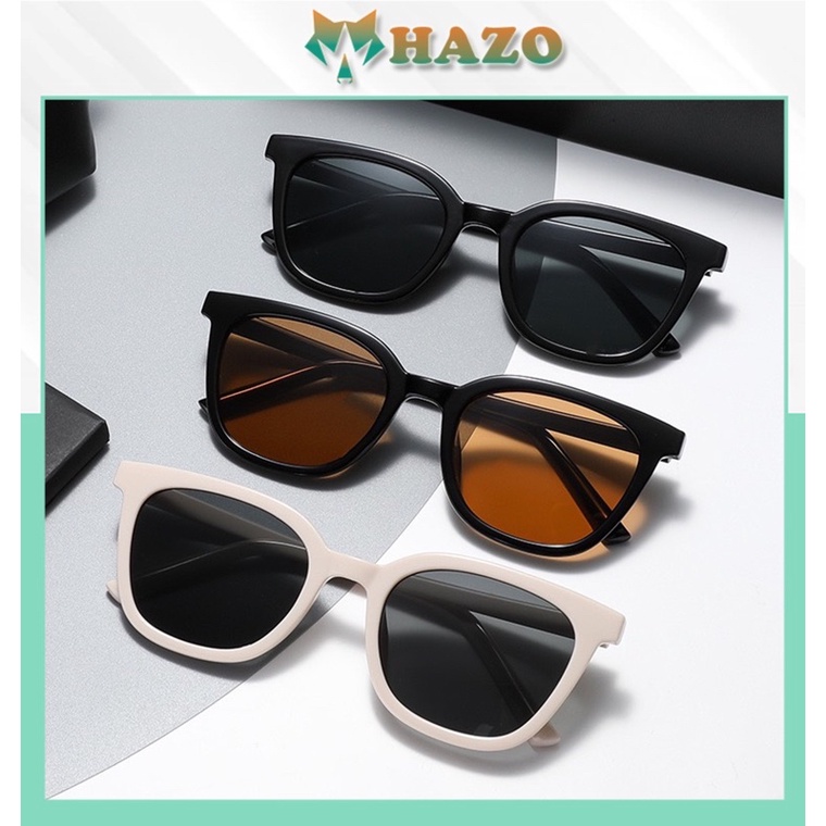 Mắt Kính Thời Trang Kính Râm y2k Form Vuông Gọng Tăm 644 Sang Chảnh Phong Cách Ulzzang - Hazo