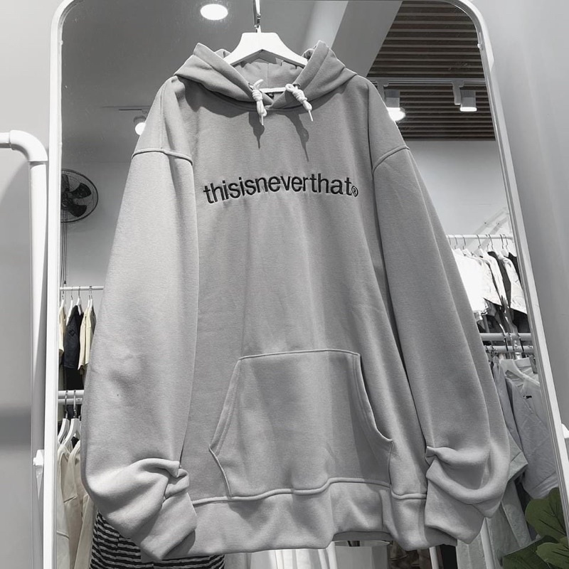 Áo Hoodie Nỉ Lót Bông form rộng chữ thêu This unisex nam nữ[ Ảnh thật ] 2t.clothes
