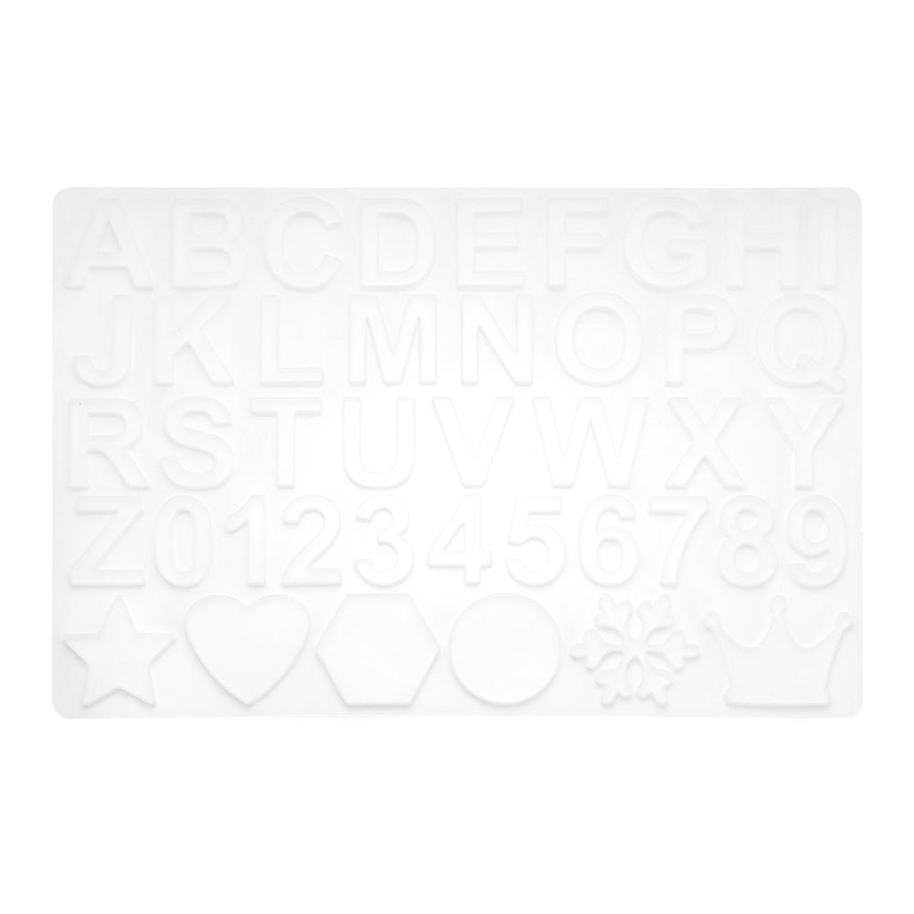 Khuôn Silica Gel Làm Mặt Dây Chuyền Hình Chữ Cái
