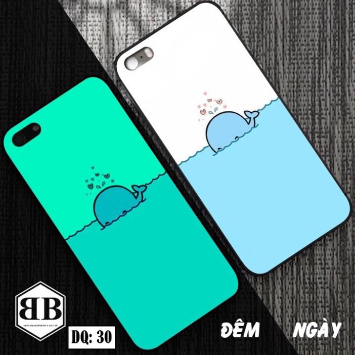 Ốp lưng kính Dạ Quang iphone 5 / 5s / 5SE / 5 SE phát sáng trong đêm hình nội thất máy