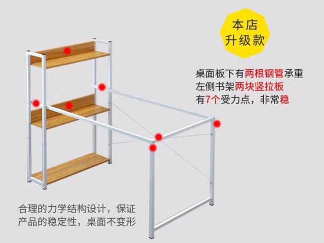 BÀN MÁY TÍNH KÈM GIÁ SÁCH Mẫu Mới 2019 | BigBuy360 - bigbuy360.vn