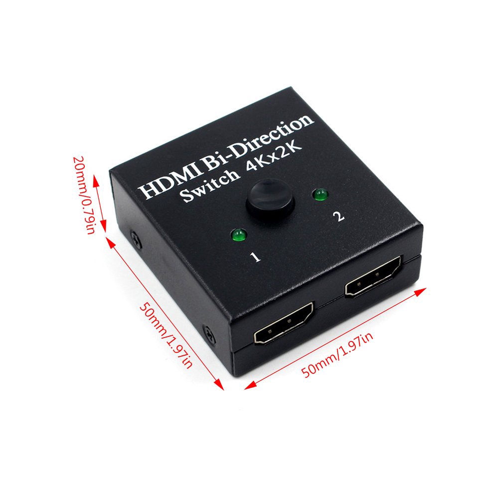 Công tắc chuyển đổi HDMI 2.0 3D Uhd 4K 1X2 Hdcp