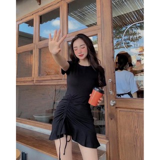 Đầm TN Xoè Rút 1 Bên Yoona