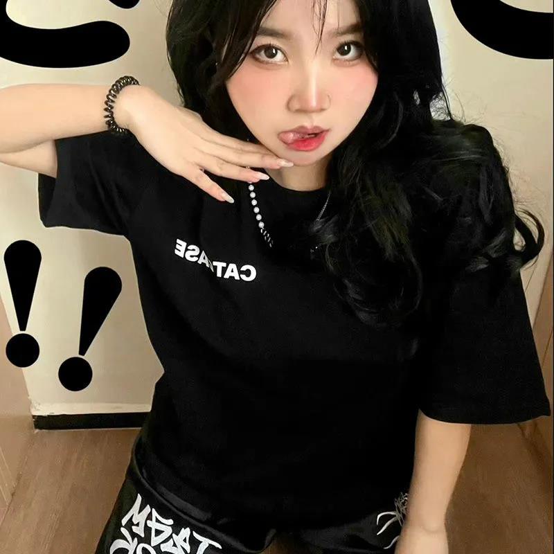 NRVP Áo Thun 100% Cotton Dáng Rộng Thời Trang Hàn Quốc Cho Nữ