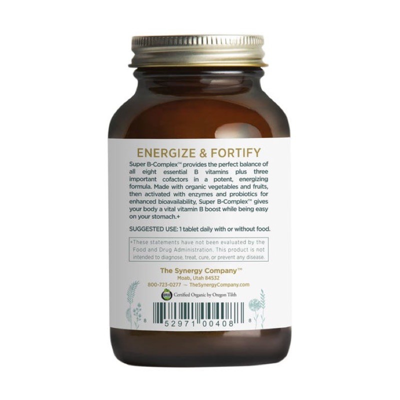 Vita min B Tổng Hợp Pure Synergy / Organic B Complex