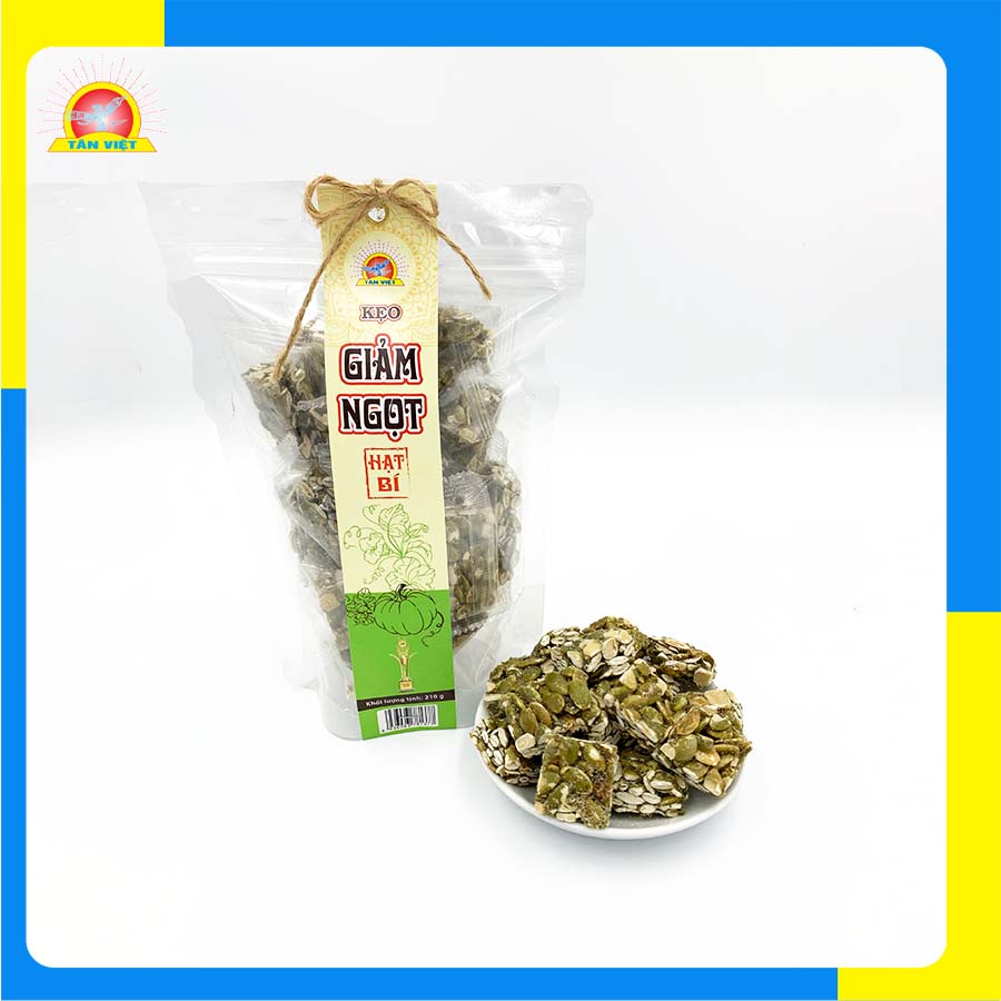 Kẹo truyền thống Tân Việt đủ loại  giòn xốp, thơm ngon 210gr 250gr 300gr