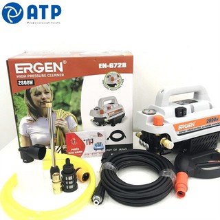 Máy xịt rửa xe áp lực cao ergen en-6728 - 2800w - tặng bình tạo bọt