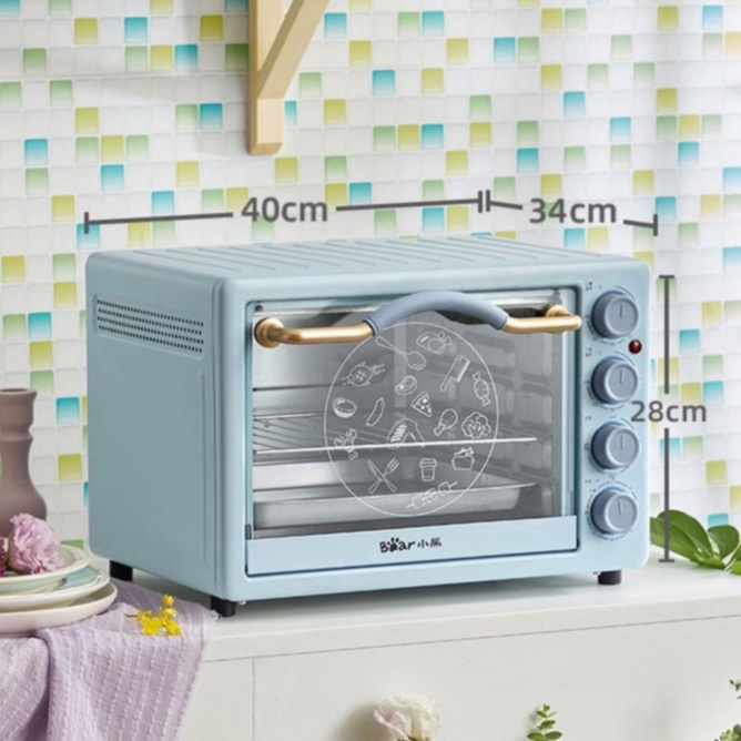 Lò nướng điện bear 20L chính hãng bảo hành 12 tháng