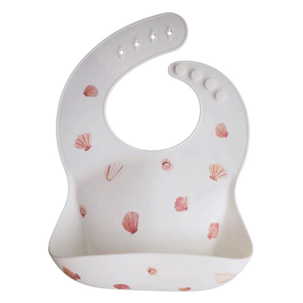 Yếm Ăn Silicone Cao Cấp Tiện Lợi Dễ Sử Dụng Dành Cho Bé