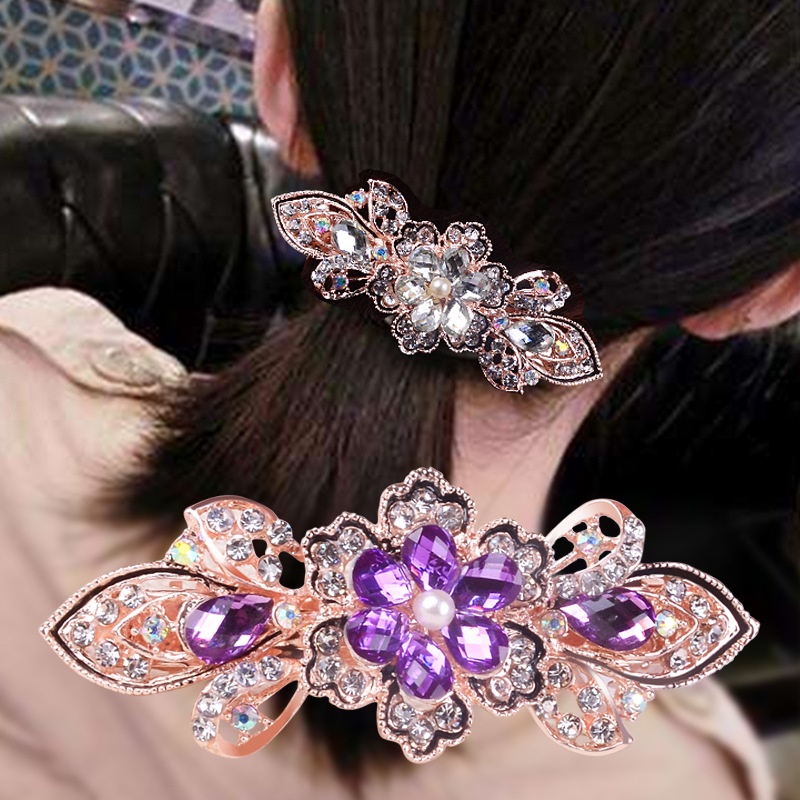 Kẹp Tóc Đính Đá Thời Trang Cho Nữ