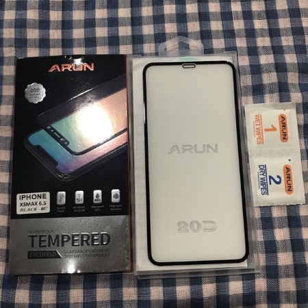 Cường lực 20D Arun siêu mịn và cứng [ X/XS max ]
