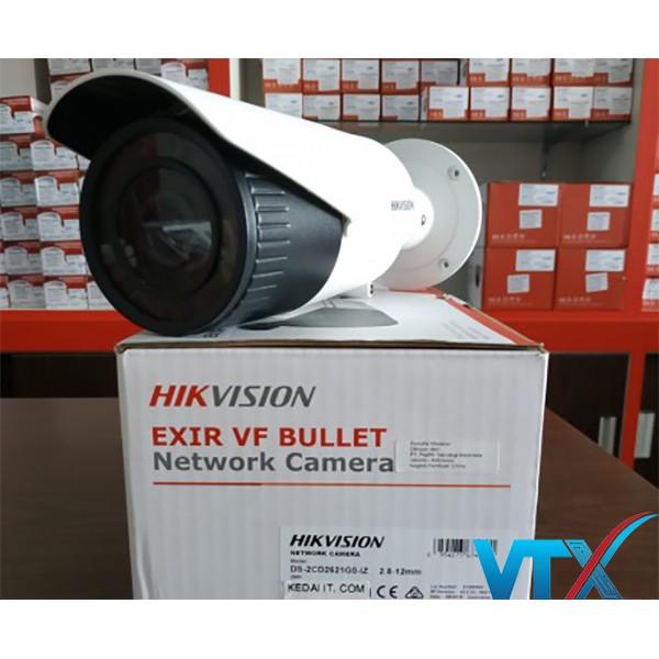 Camera IP hồng ngoại 2.0 Megapixel HIKVISION DS-2CD2621G0-I ống kính thay đổi tiêu cự - Hàng chính hãng