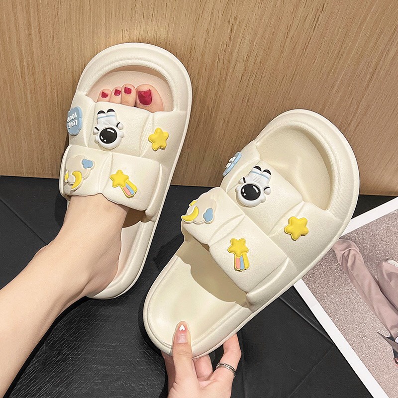 Dép đúc quai ngang 🔥SIÊU HOT🔥 siêu cute tặng kèm stiker PHI HÀNH GIA hot hit MSP2607-2