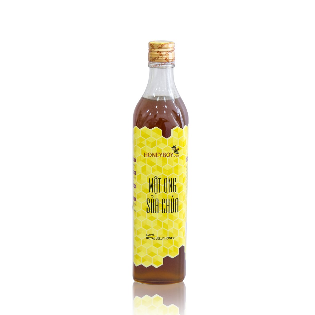 Bộ Mật ong thô HONEYBOY 1 lít + Mật ong sữa chúa HONEYBOY 500ml + tặng 1 Nghệ Mật ong HONEYBOY 80g-HCM