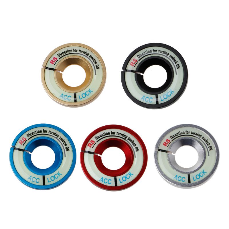 Miếng Dán Trang Trí Công Tắc Lỗ Chìa Khóa Xe Hơi Màu Dạ Quang Độc Đáo