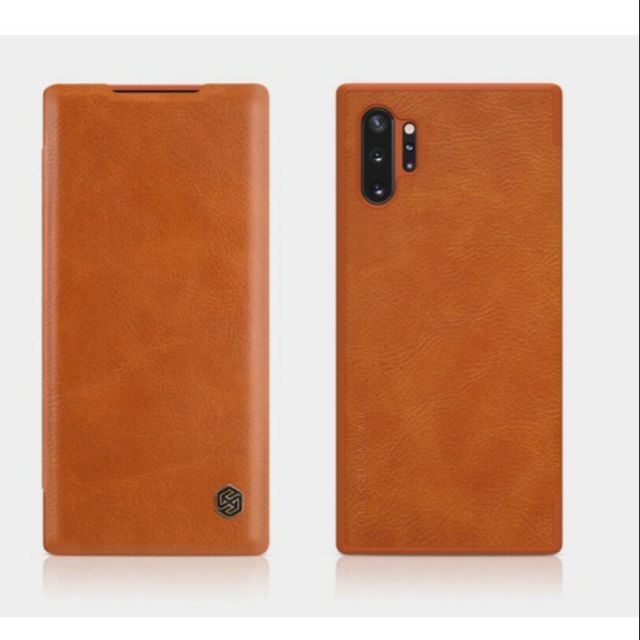 Bao da Galaxy Note 10 /Note 10 5G Nillkin QIN Chính Hãng