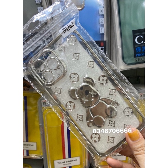 Ốp Silicon LV Gấu Bear Brick Ip11 pro max/12promax 13 pro max
