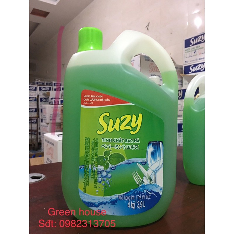 Nước rửa bát suzy 4kg - thành phần hữu cơ