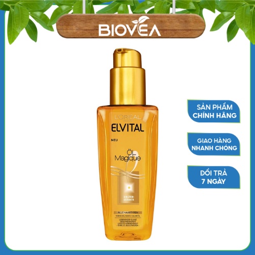 Tinh Dầu Dưỡng Tóc - Tinh Dầu Dưỡng Tóc Loreal Elvital OL Magique Haarol 100 ml, Phục Hồi Hư Tổn, Tốc Khô Xơ, Bảo Vệ Tóc