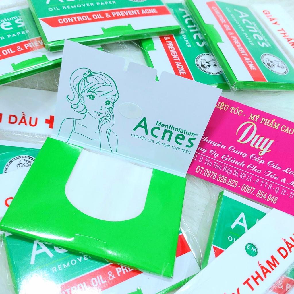 Giấy Thấm Dầu Acnes Oil Remover Paper 100 Tờ