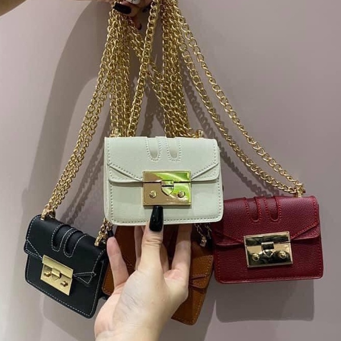 Túi đeo chéo mini, túi đeo vai nữ nhỏ đẹp dễ thương đi chơi sang chảnh PK 381