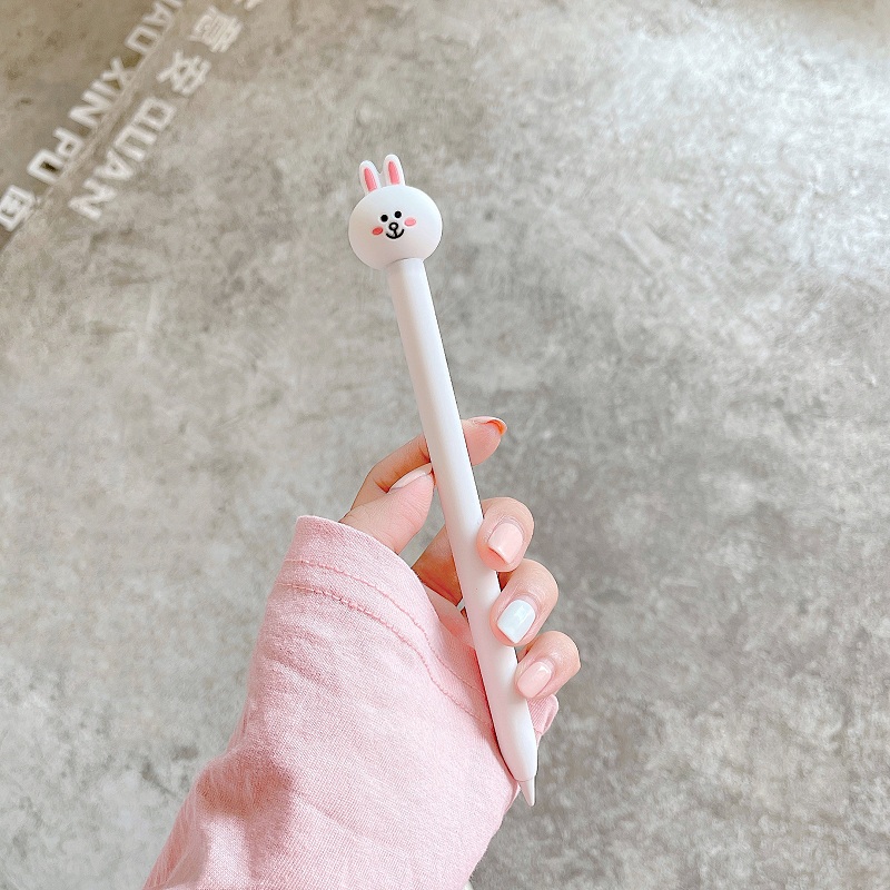 Ốp Silicon Mềm Họa Tiết Hoạt Hình Dễ Thương Cho Bút Apple Pencil 1 / 2 Ipad Touch Pen