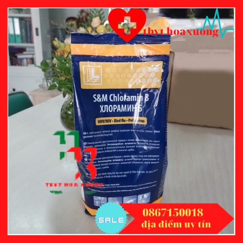 [Chính Hãng] Cloramin B Tiệp Sát Khuẩn Nước, Nhà, Đồ Vật Túi 01kg