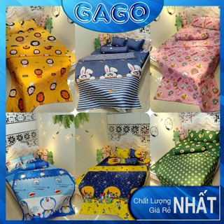 Chăn ga gối poly, bộ chăn ga gối drap giường, chăn ga 5 món Gago
