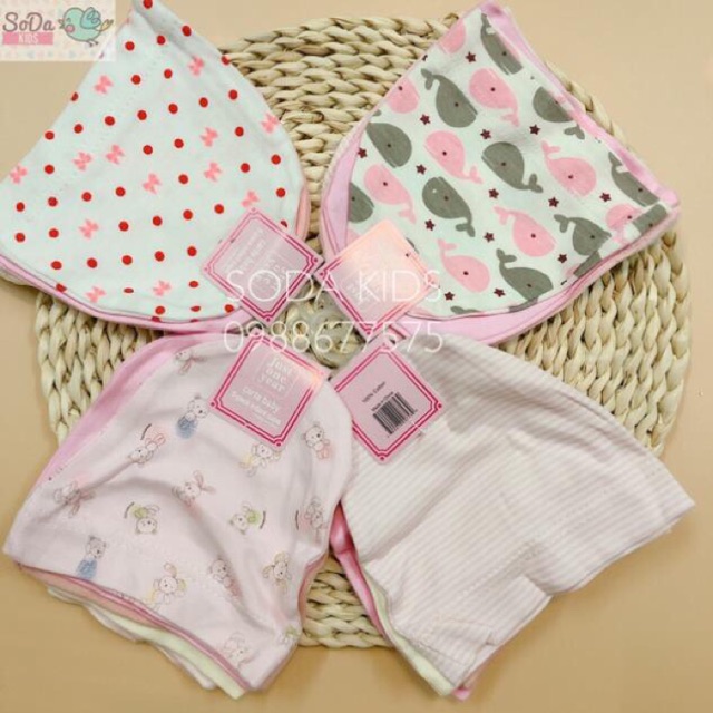 Được chọn mẫu - Set 5 mũ sơ sinh cho bé
