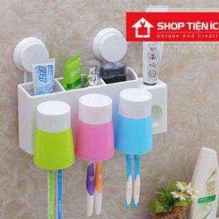 Dụng cụ nhả kem đánh răng tự động 3 cốc