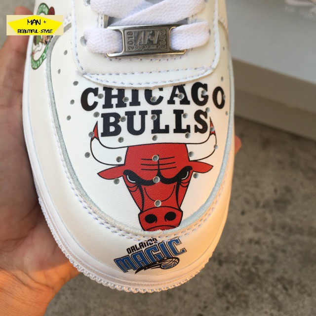 (Cực Độc) Giày NIKE AIR chicago bulls trắng (FullBox)