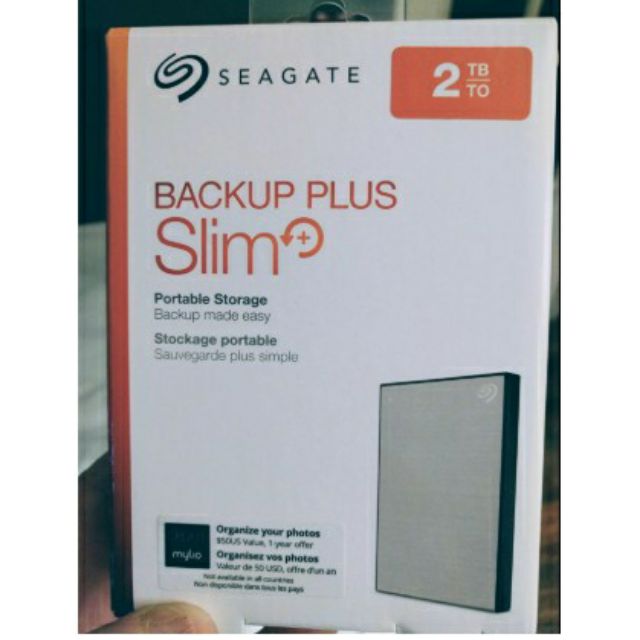 Ổ cứng di động Seagate Backup Plus Slim 2TB