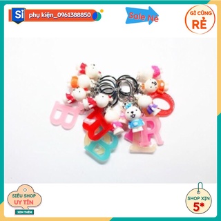 Sỉ 10 móc khoá gấu mặc áo siêu xinh  58k