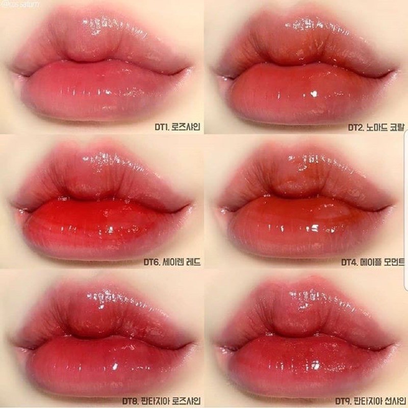 Son tint bóng siêu lì Merzy Aurora Dewy Tint cho đôi môi căng mọng 5.5g