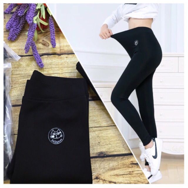 Quần legging mèo lót lông ( hàng QC )