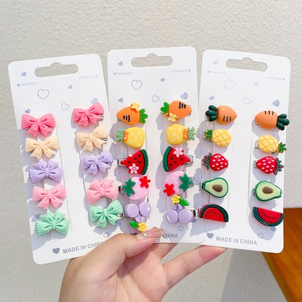 Kẹp Tóc Không Gây Đau Dễ Thương Xinh Xắn Dành Cho Bé Gái 2022