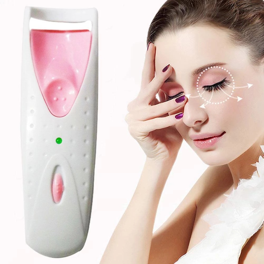 1 Dụng Cụ Uốn Lông Mi Bằng Nhiệt Điện Màu Sắc Ngẫu Nhiên
