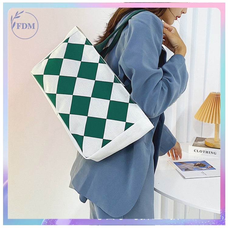 Túi Xách Canvas Cỡ Lớn Màu Sắc Thời Trang Dành Cho IPad A4 2022