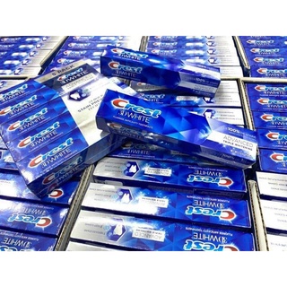 Kem đánh răng crest 3d white advanced triple whitening 158gr