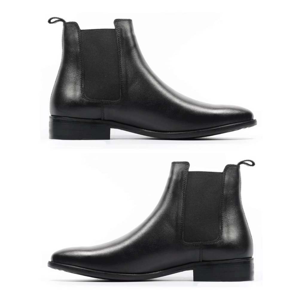 Giày nam Chelsea Boots chất liệu da bò kiểu dáng cổ điển thời trang phong cách thanh lịch | BigBuy360 - bigbuy360.vn