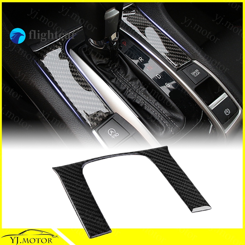 Miếng Dán Trang Trí Vô Lăng Xe Hơi Honda Civic Fc Bằng Sợi Carbon 3D