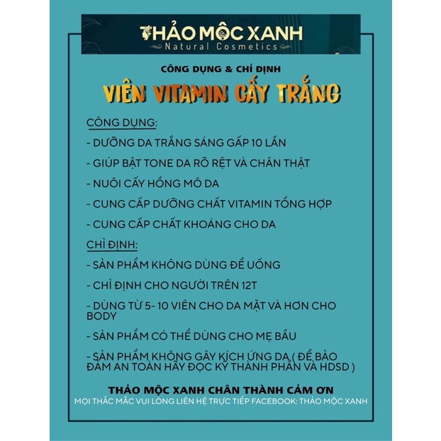 Vitamin trắng da